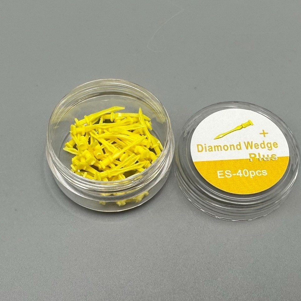 Dental Diamond Wedges Plastic Adaptive Interdental Teeth Gap Wedge Plus S/M/L
