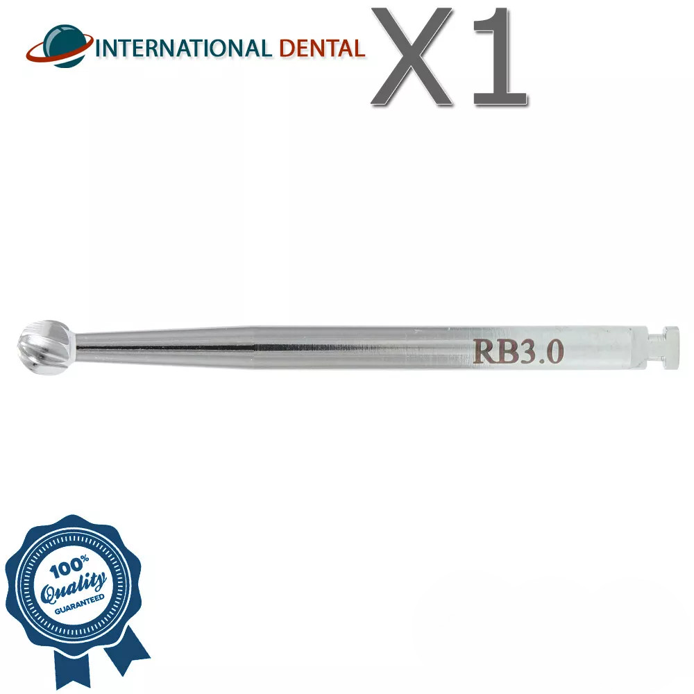 Round Burs Ø3.0mm Stainless Steel Dental Fixture Instrument Tool Dentist