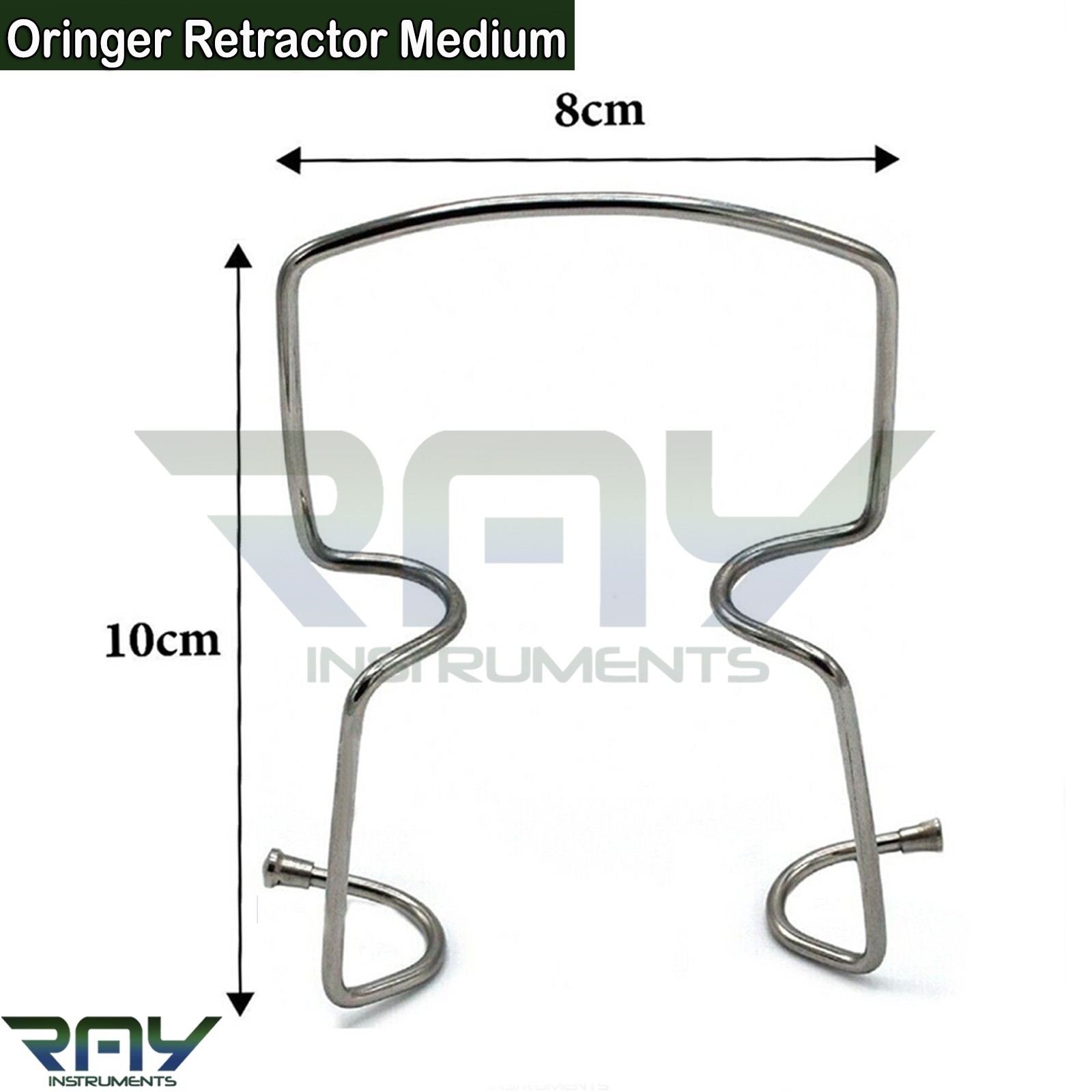 3 Pcs Oringer Retractor Small, Medium, Large Mouth Opener Metal Wire Retractors
