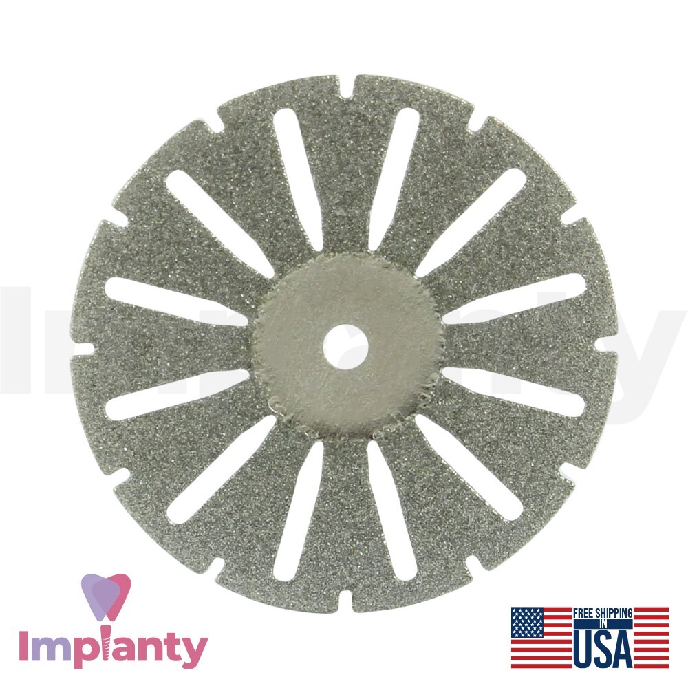 Dental Coarse Double Sided Diamond Coated Grit Separator IPR Flexible Disc Ø22mm