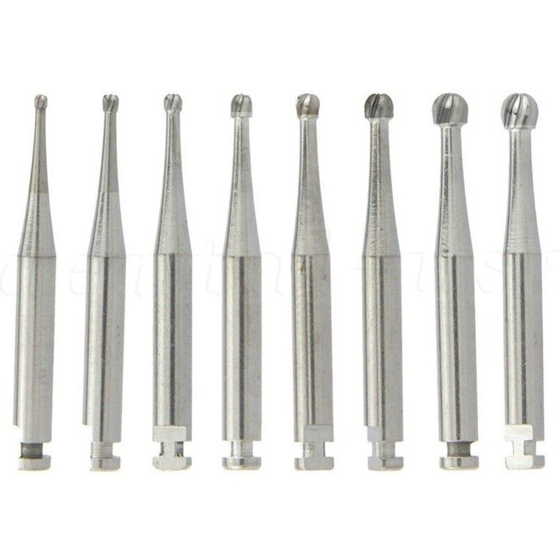 Round Carbide Burs for Slow Speed Latch RA (Choose Your Size & Qty) 22mm