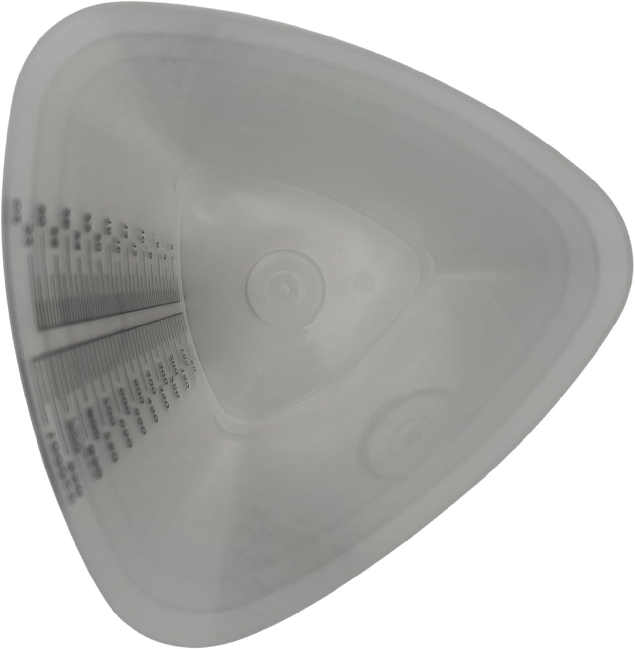 32 Oz Graduated Plastic Triangular Container Three-Sided Beaker for Measuring