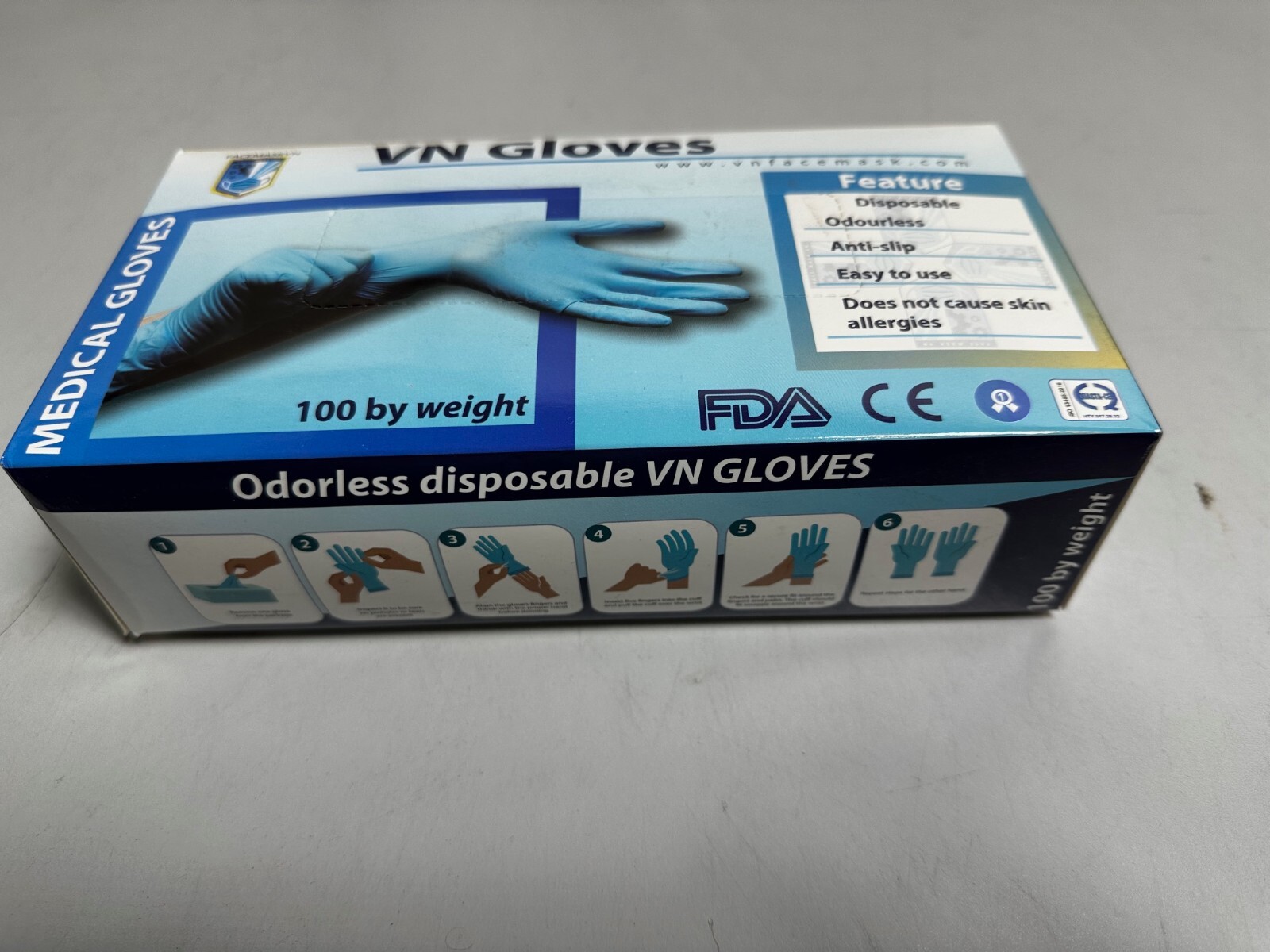 VN Medical Gloves Small 10pk/Case