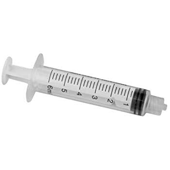 100 Pack 6cc Luer Lock Disposable Irrigation Syringes Non Sterile