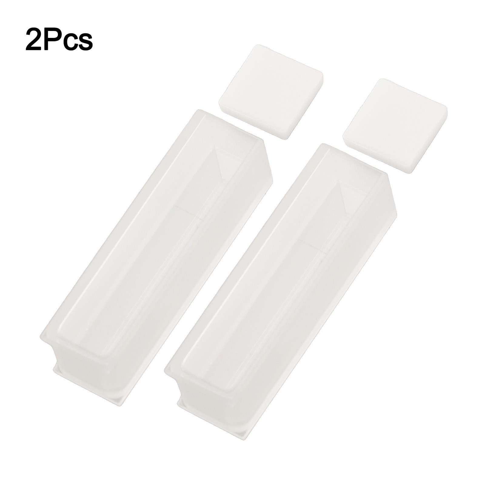 for 2 Optical Path Quartz Cuvettes for Neutral Solutions and Heat Resistance