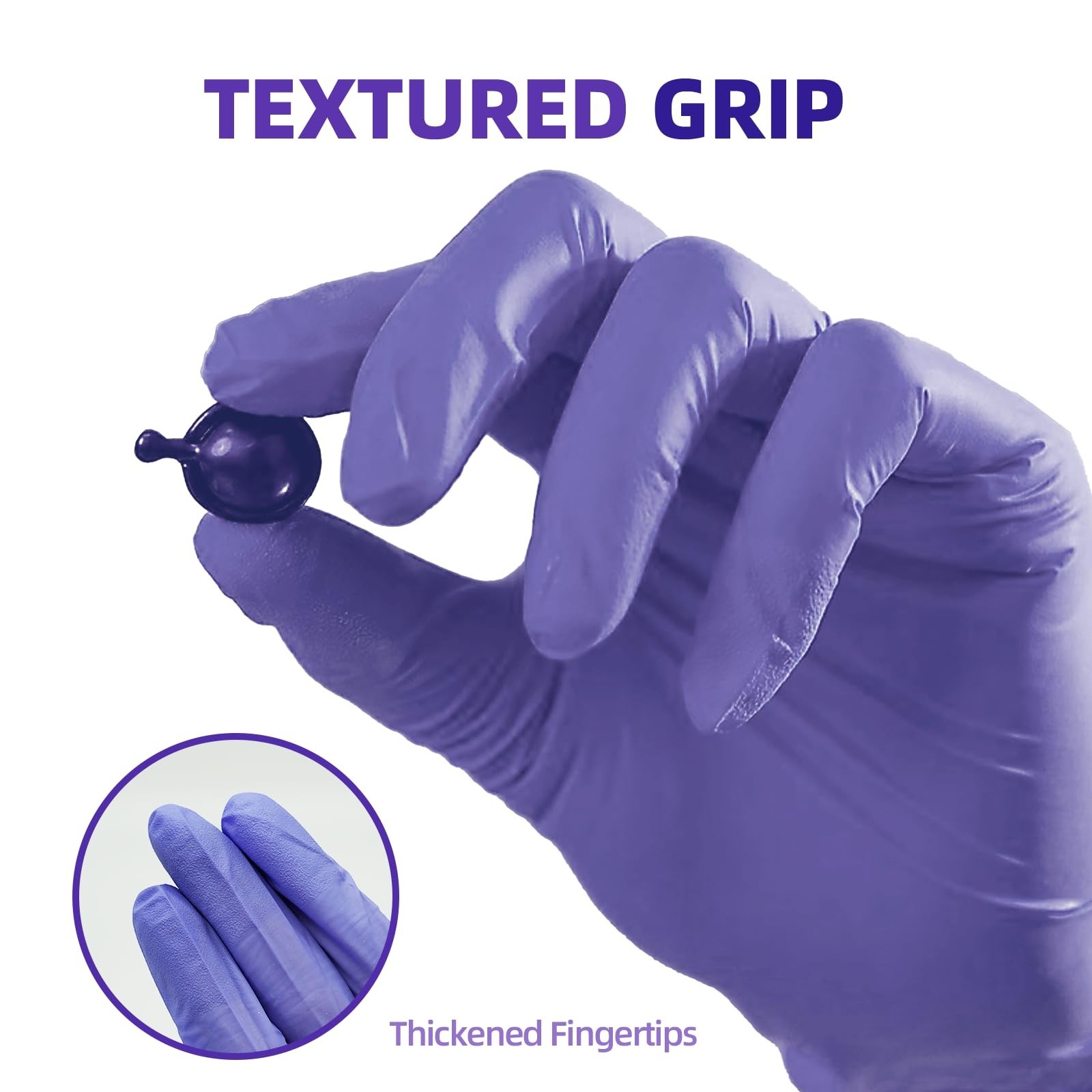 Disposable Nitrile Exam Gloves – Ice Blue, Latex-Free, Powder-Free, 1000 Count,