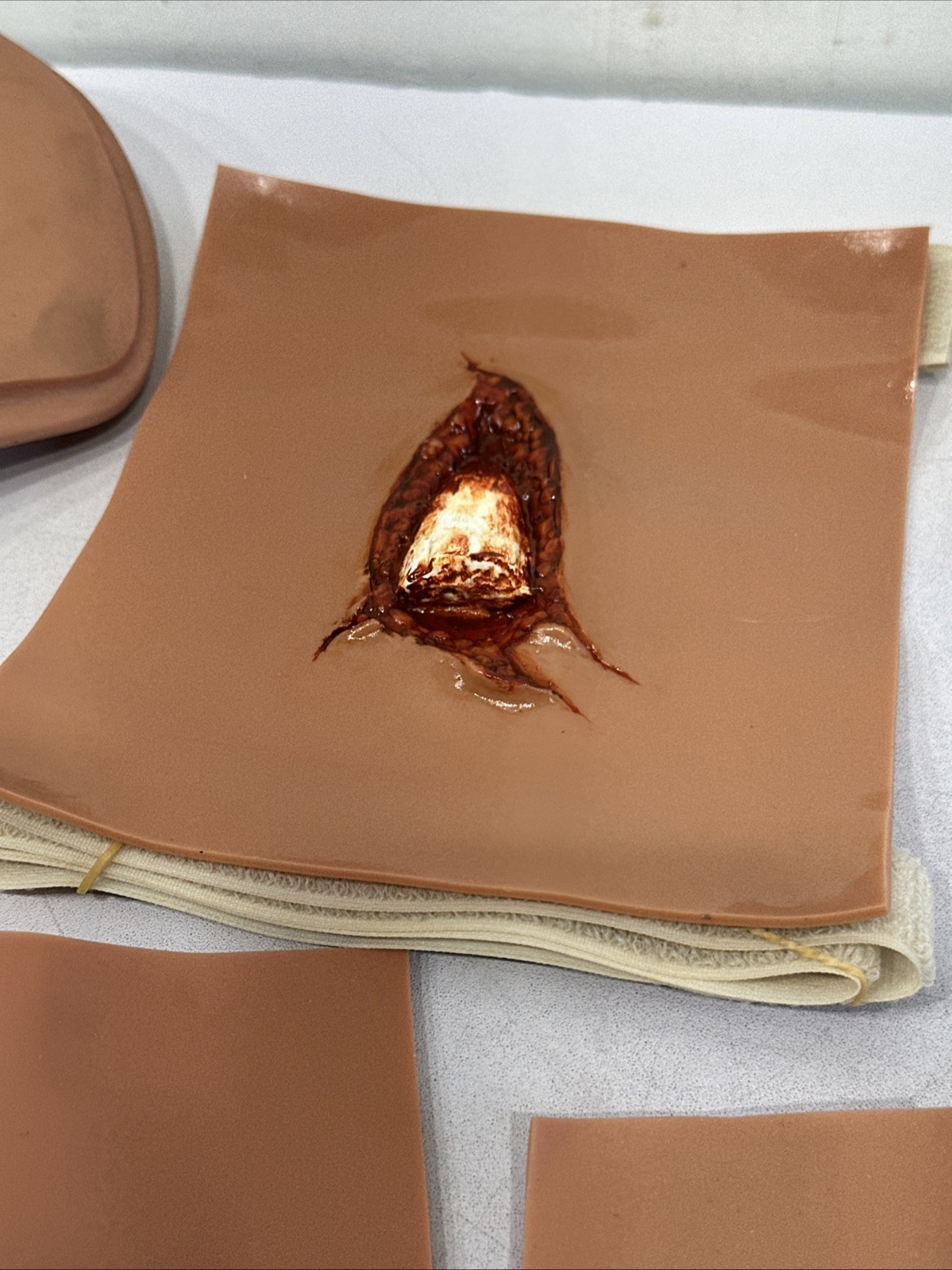 Traumatic Wound Simulation Set Of 14 For Education Medical Plastics Laboratory