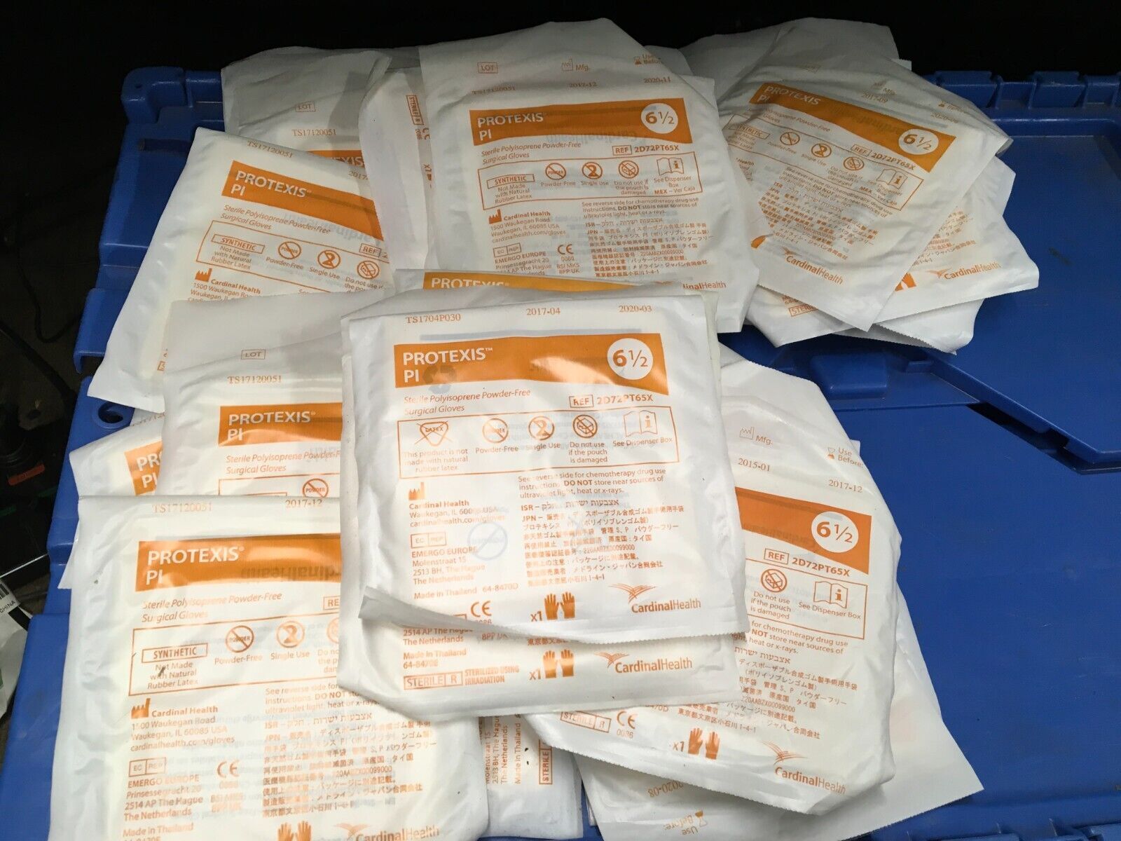 INDIVIDUALY PACKAGED SURGICAL GLOVES MANY STYLES AND SIZES