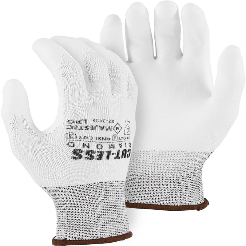 Majestic Cut-Less Dyneema Glove Polyurethane Palm 12 Pairs – Med 13 Gauge Liner