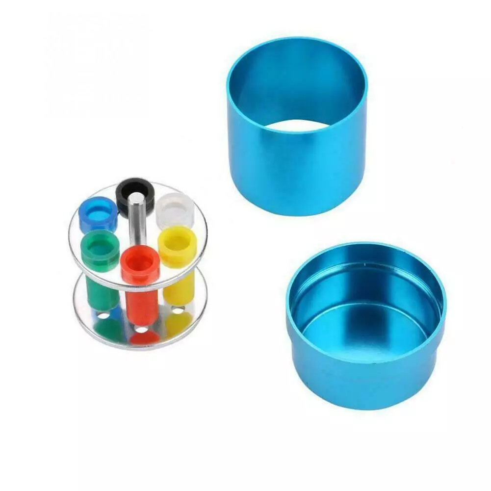 Dental Multifunction Disinfection Box Holder Endo Files Gutta 6 Holes Organizer