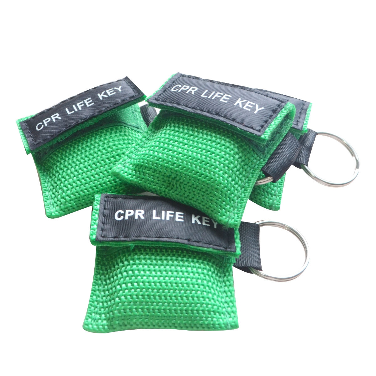 10pcs Keychain Resuscitation CPR Mask First Aid Training CPR Face Shield