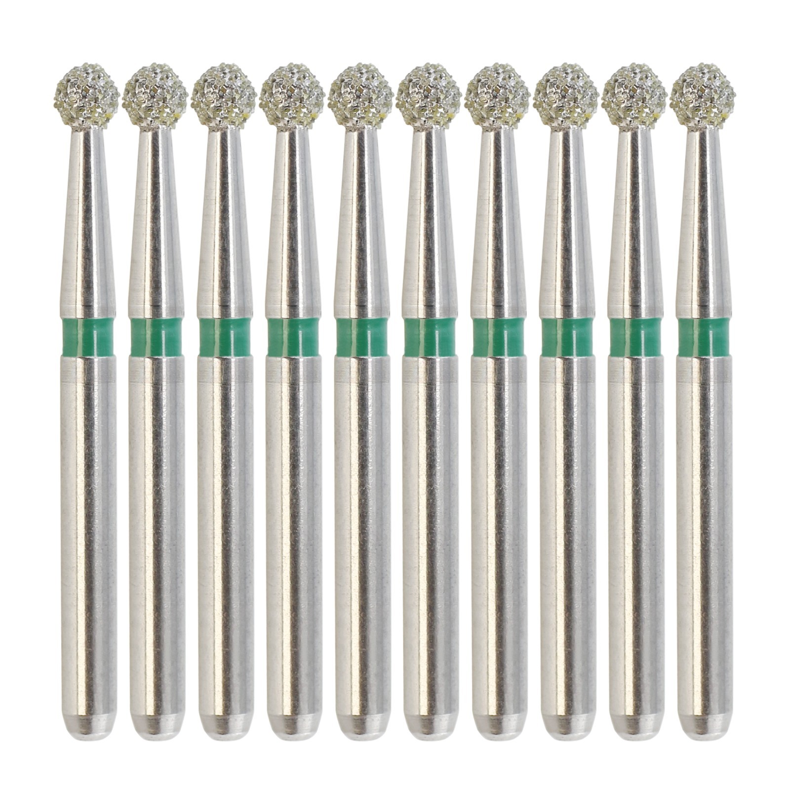 Dental Diamond Bur Multi-use Long Round Ball Bur FG High Speed 801 Surgical 801L