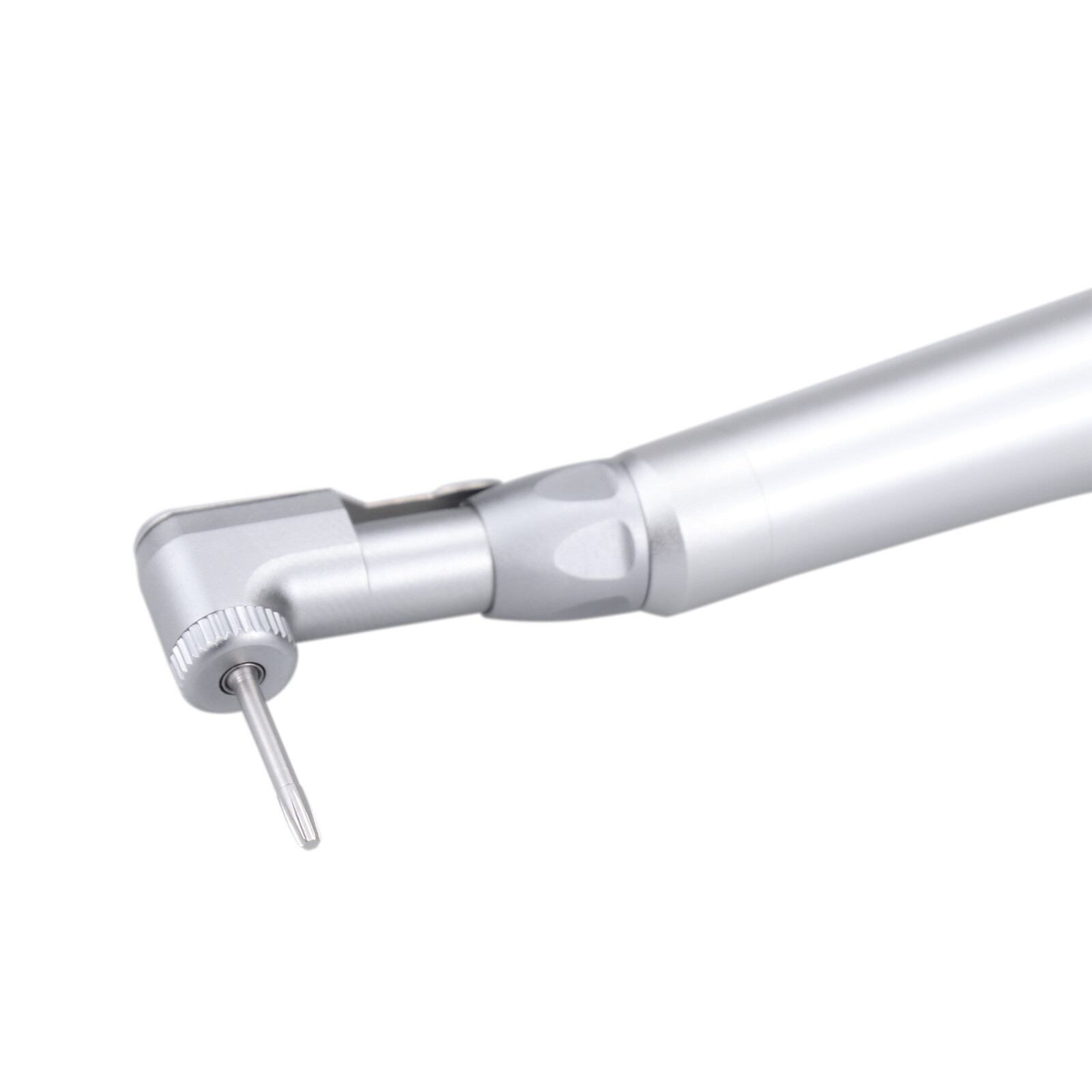 Dental Universal Implant Torque 2 Heads Adjustment Handpiece&12 Drivers Silver