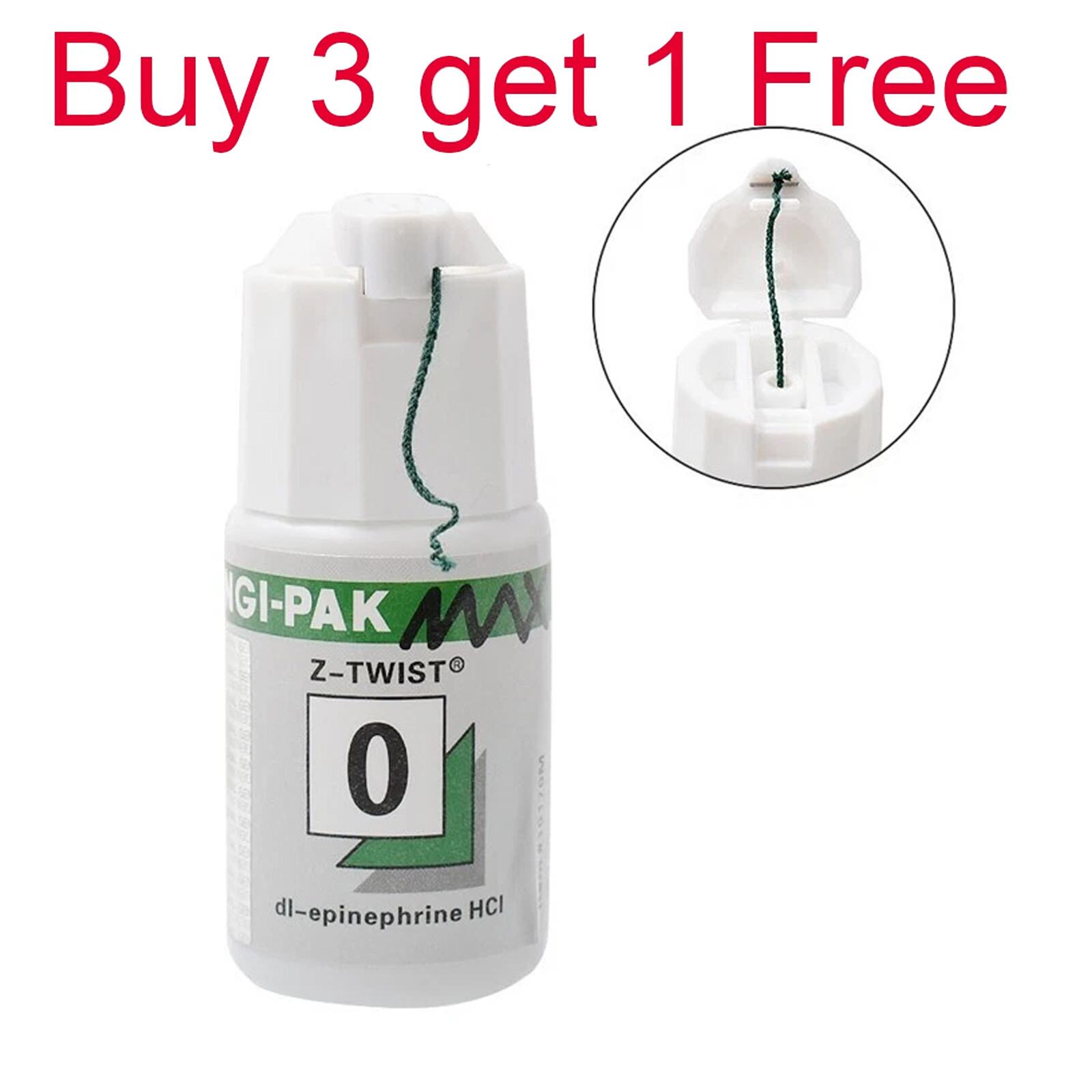 G-THQST Z-Twist Max Dental Gingival Retraction Cord Packing 0,00,000,1, 2 ,3