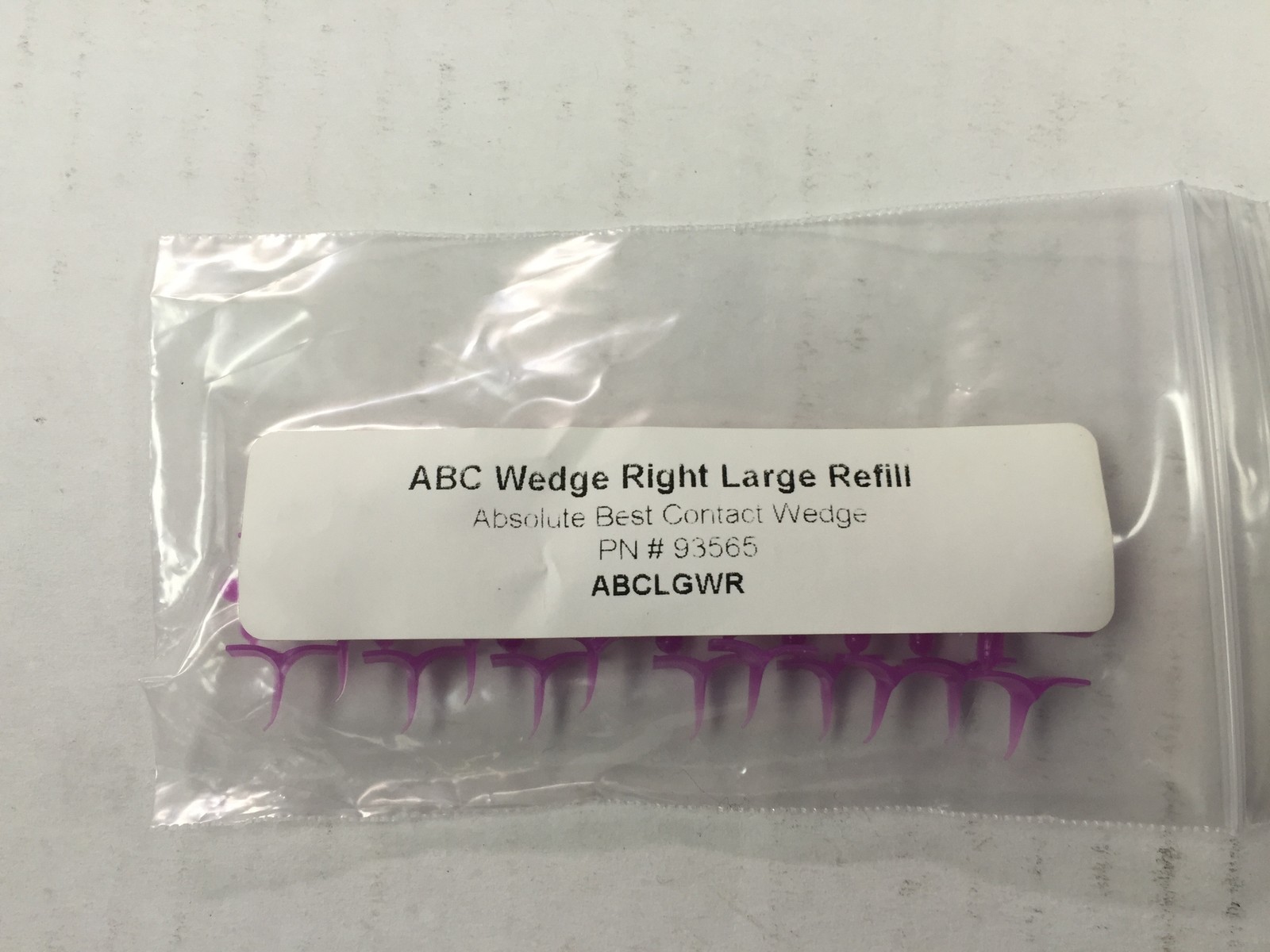 ABC Wedge Large refill Right 24/pack Purple To restore the difficult class2