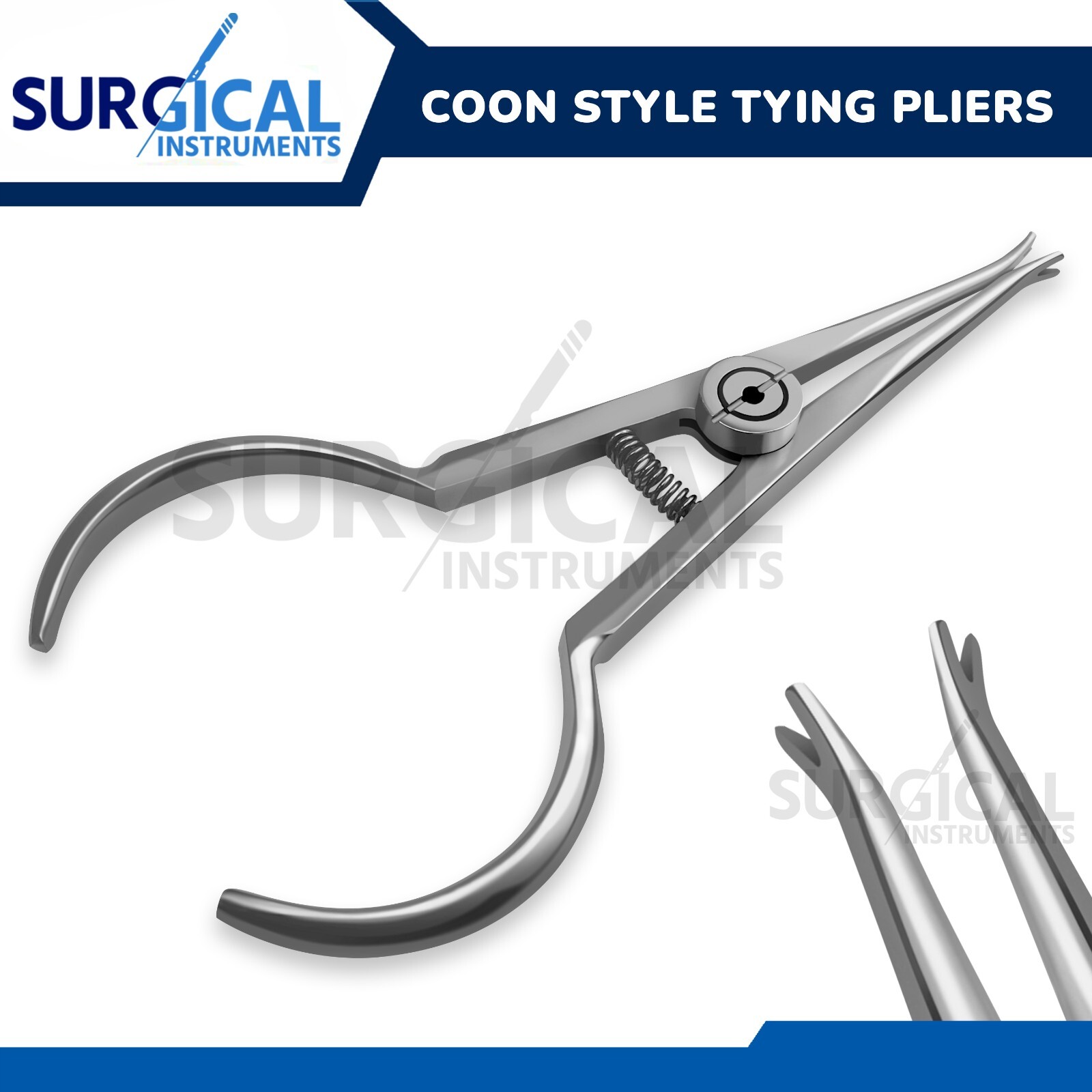 Orthodontics Coon Style Ligature Tying Pliers 6.5″ Stainless Dental German Grade