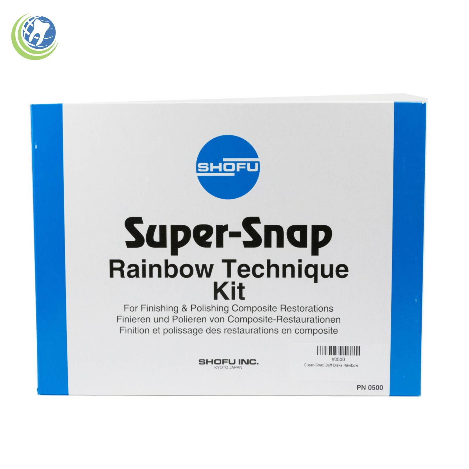 Shofu Super-Snap Rainbow Technique Kit Composite Restoration Finishing Polish