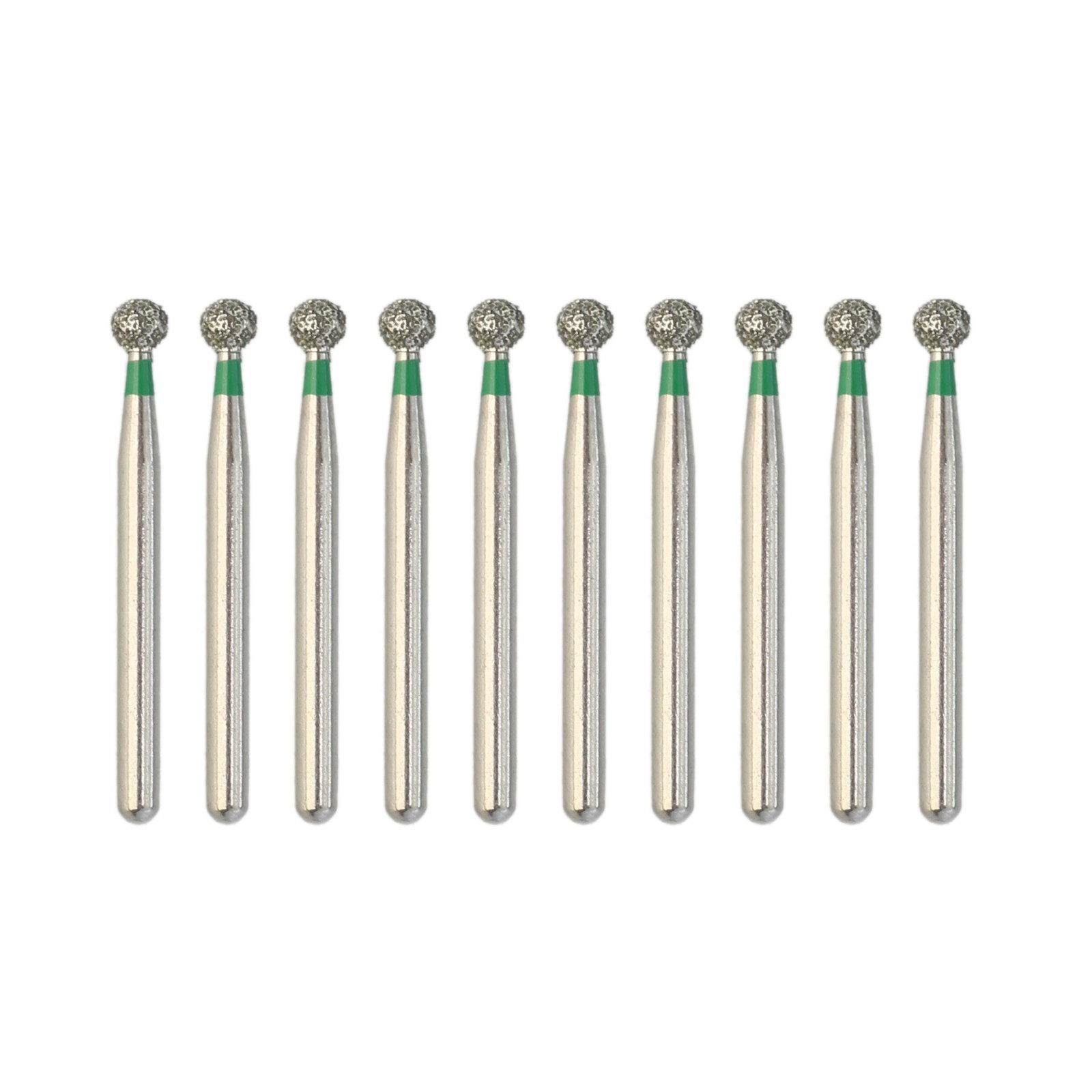 Dental Diamond Burs 801 FG Round Ball Bur Long Surgical Length For High Speed
