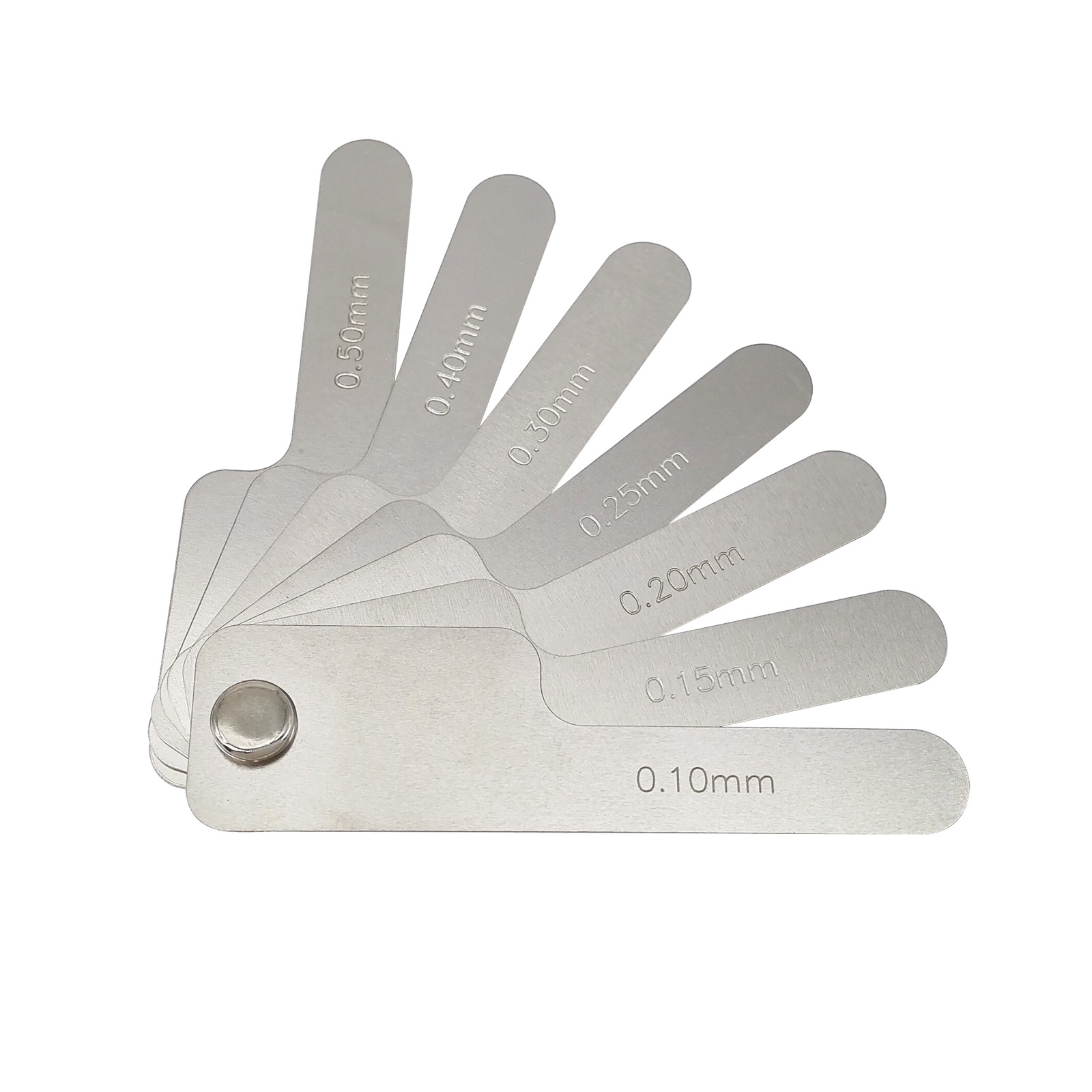 2 Sets Dental Orthodontic Interproximal Reduction IPR Gauge Ruler 0.10-0.50mm