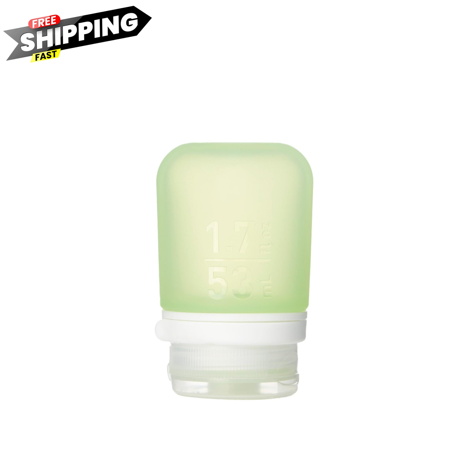 humangear GoToob+ (Small) | Refillable Silicone Travel 1.7 Ounces, Green
