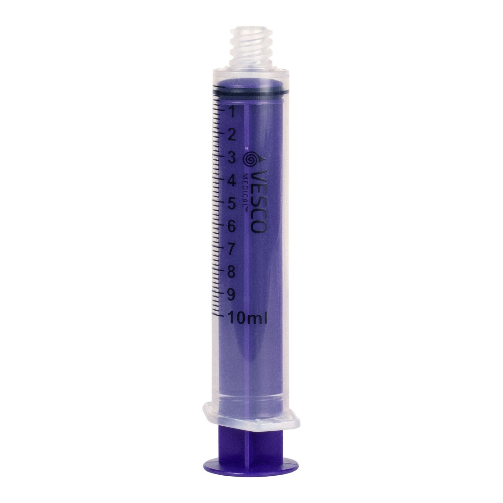 Vesco Enteral Feeding Syringe, Plastic 10 ml VED-610R