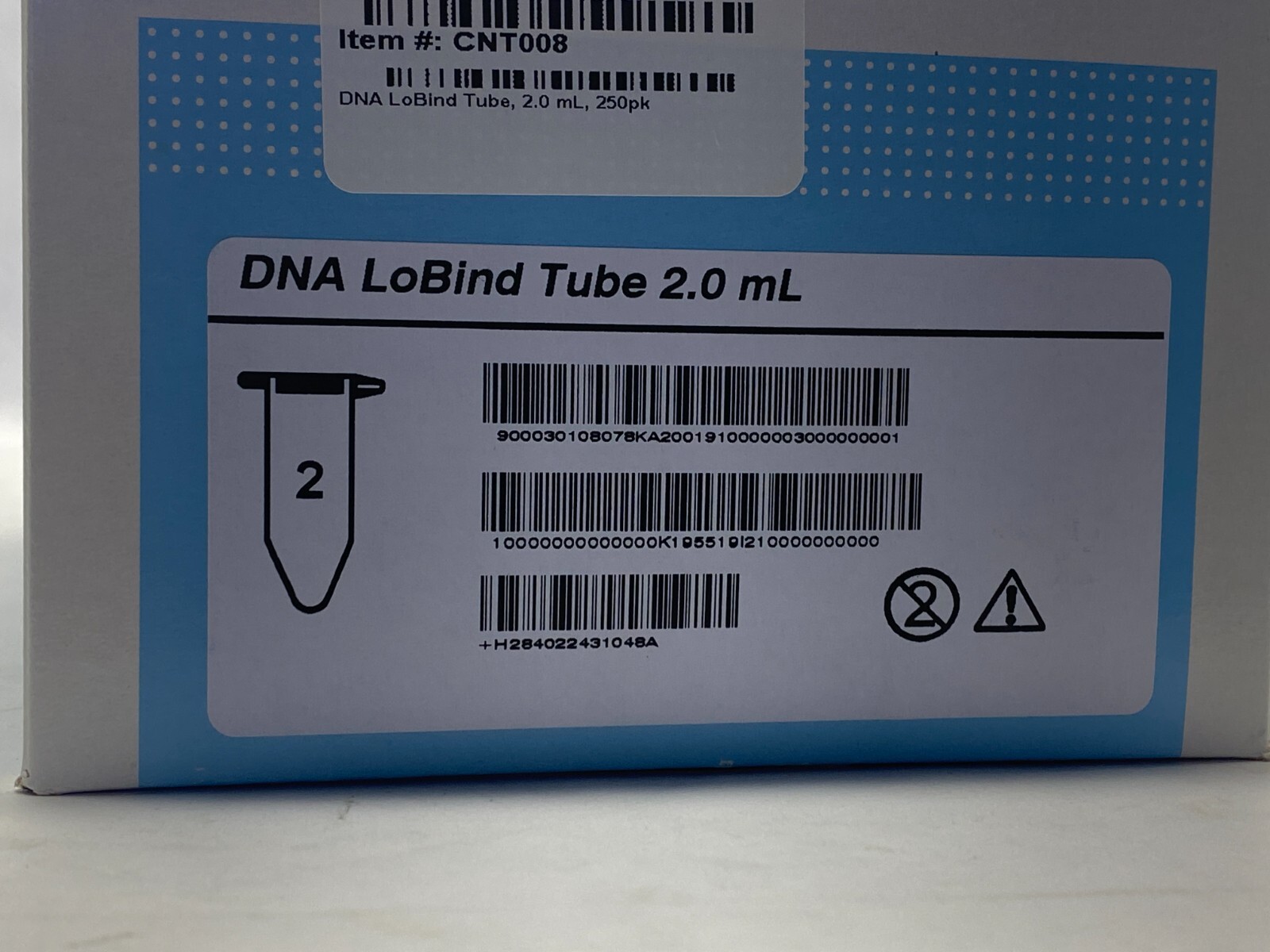 (250) Eppendorf 2.0 mL Safe-Lock DNA LoBind PCR Clean Mirco-Tube 022431048
