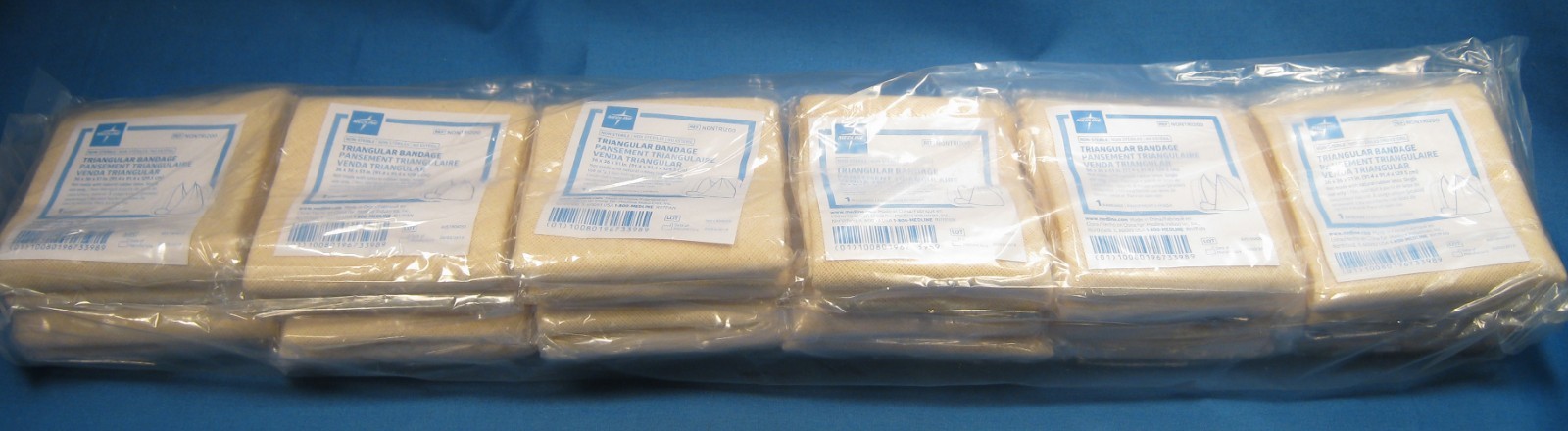 MEDLINE TRIANGULAR BANDAGES 36X36X51″ X12 NEW OLD STOCK FREE SHIPPING