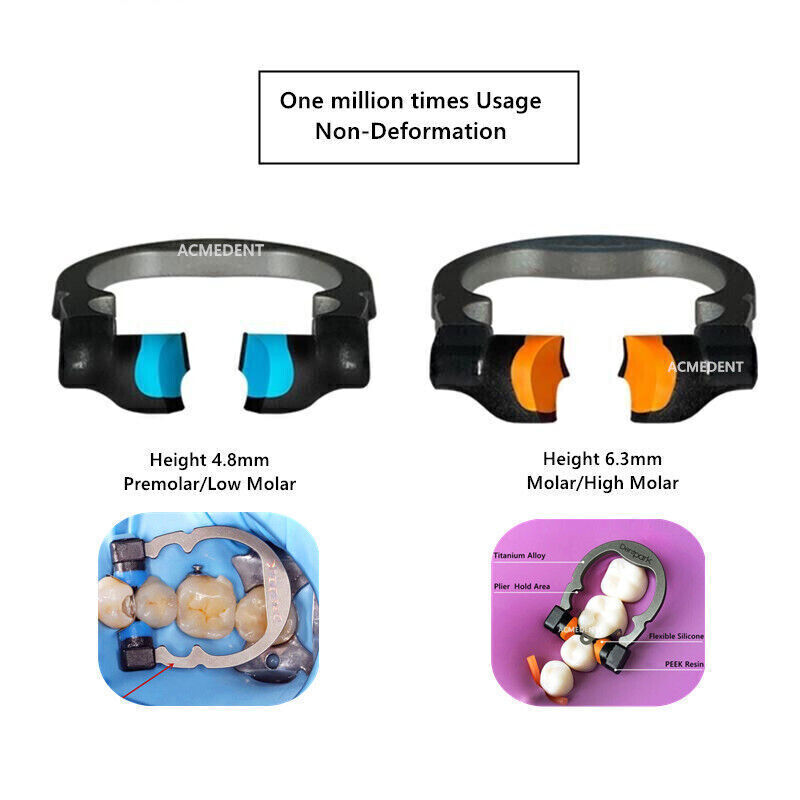 Dental Matrix Bands Refills Ring Clamp Sectional Contoured Matrice Niti Hand Use