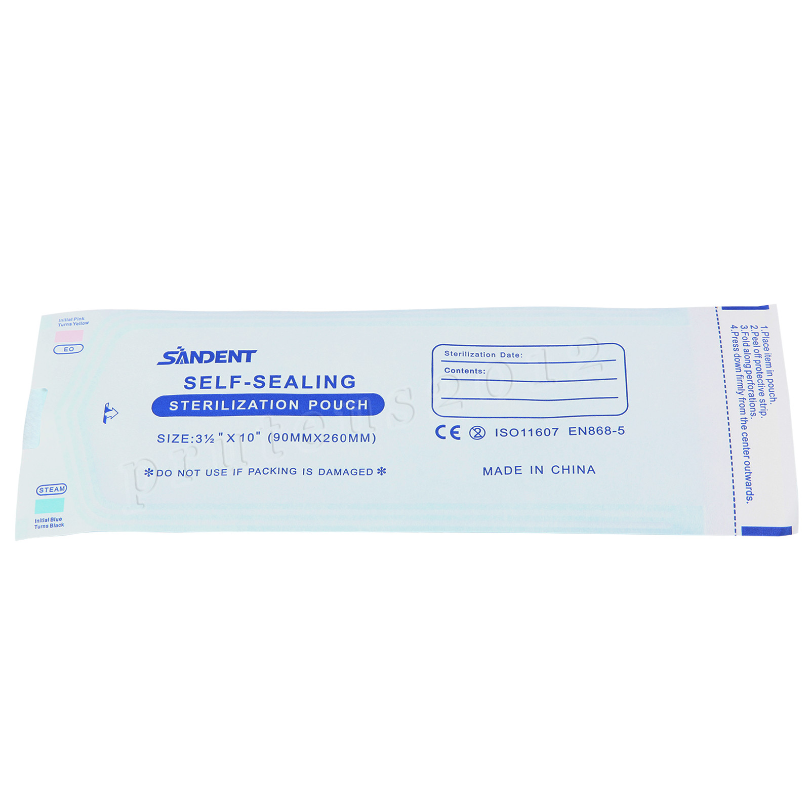 3.5″ X 10″ Self-Sealing Sterilization Pouches for Autoclave (Choose Quantity)
