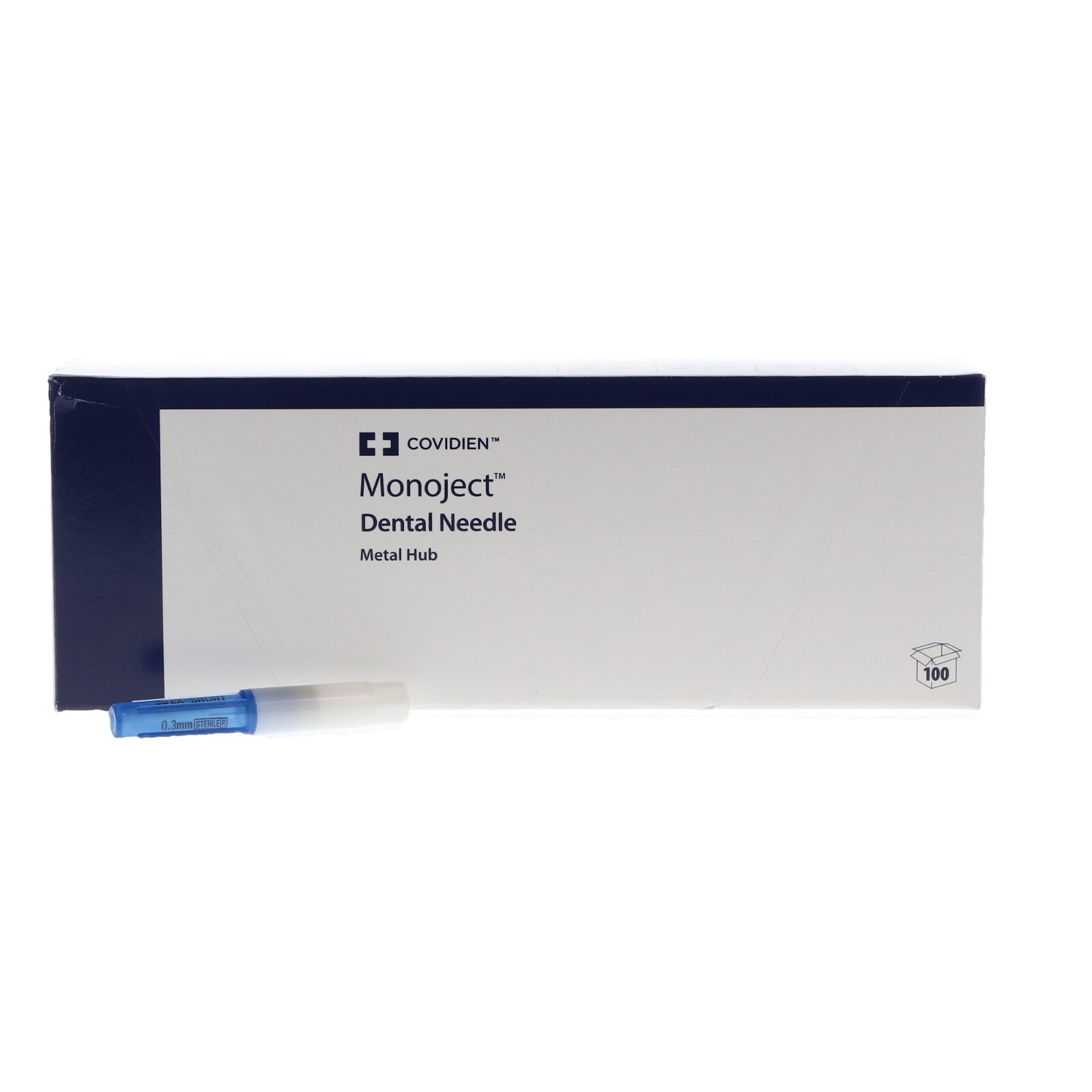 Kendall 8881401171 Monoject #401 30 Gauge X-Short 0.5″ Dental Needles 100/Pk
