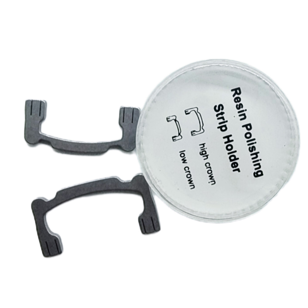 2 Pcs Dental Resin Sanding Finishing Strip Polishing Strip Holder High + Low