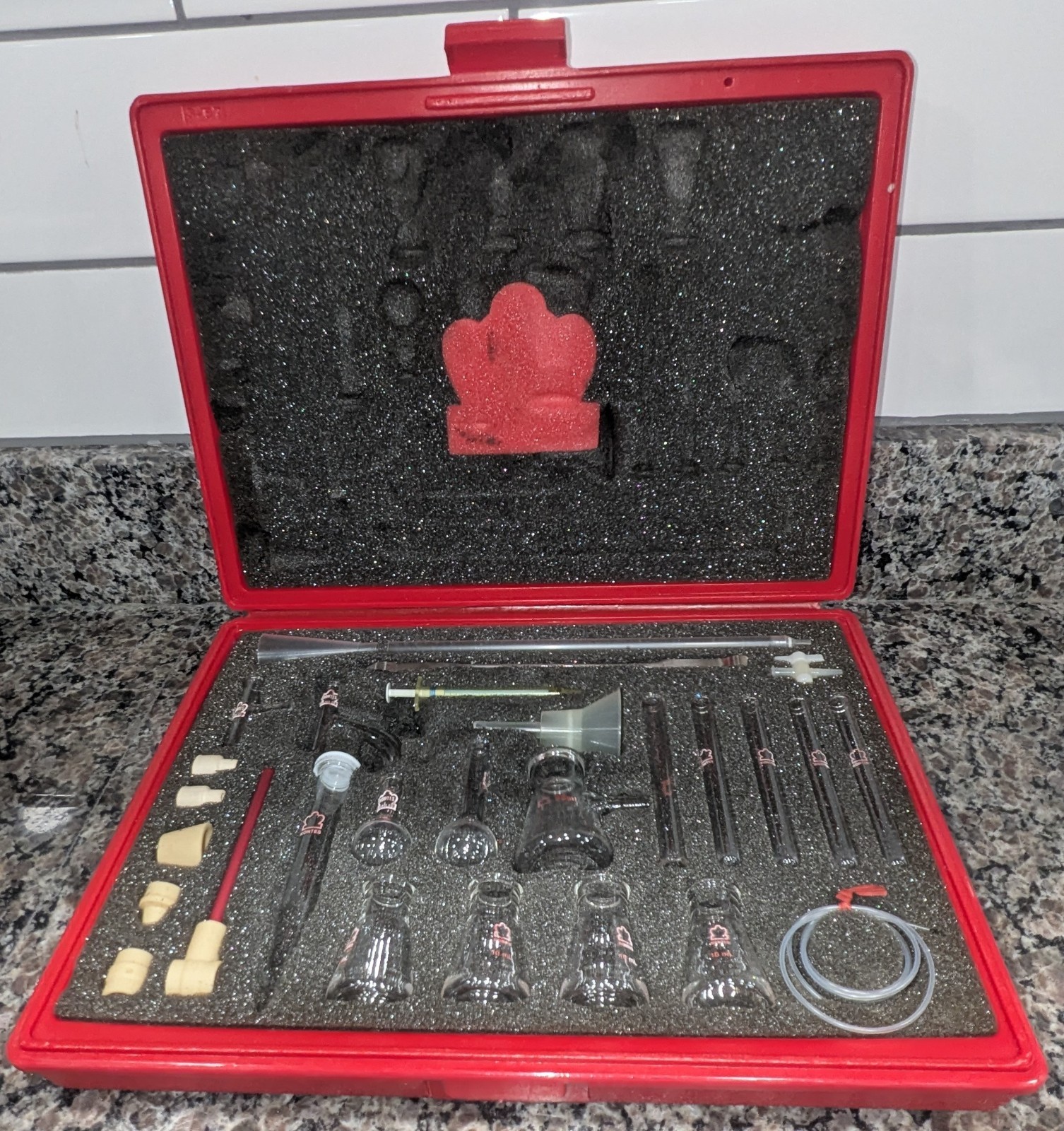 Kontes Microflex Williamson K-748000-0000 Chemistry Kit –Used– READ Description