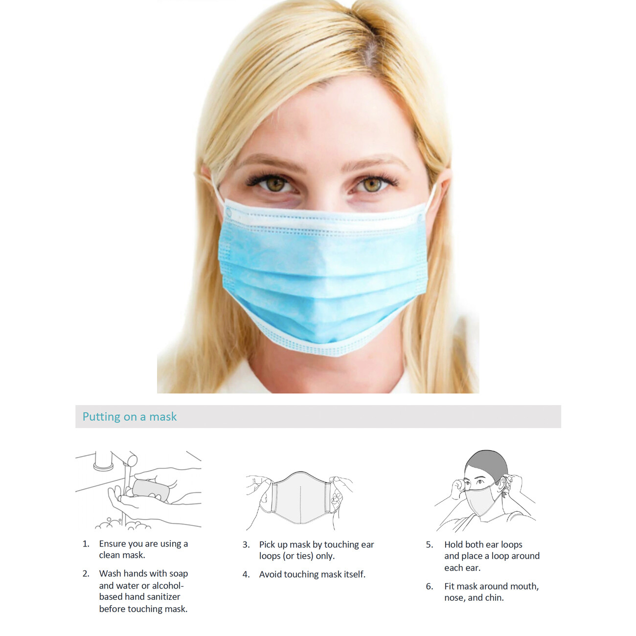 AsaTechmed Bulk Workplace Safety Supplies, Back To Business Kit for Office