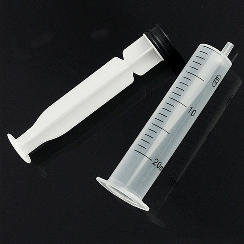 6pcs 20ML 20CC Plastic Hydroponics Nutrient Measuring Disposal Syringe New