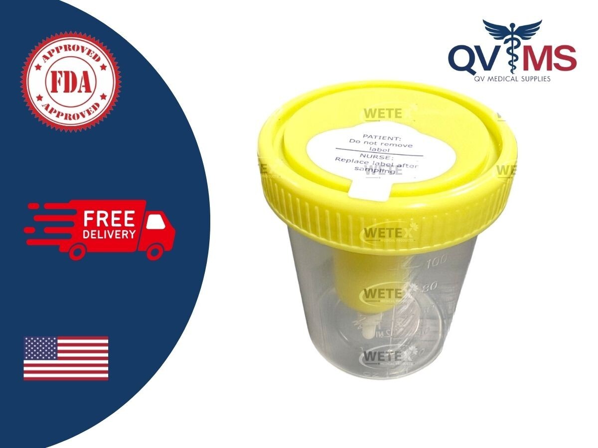 Urine Specimen Container with integrated Transfer Device(200pcs)