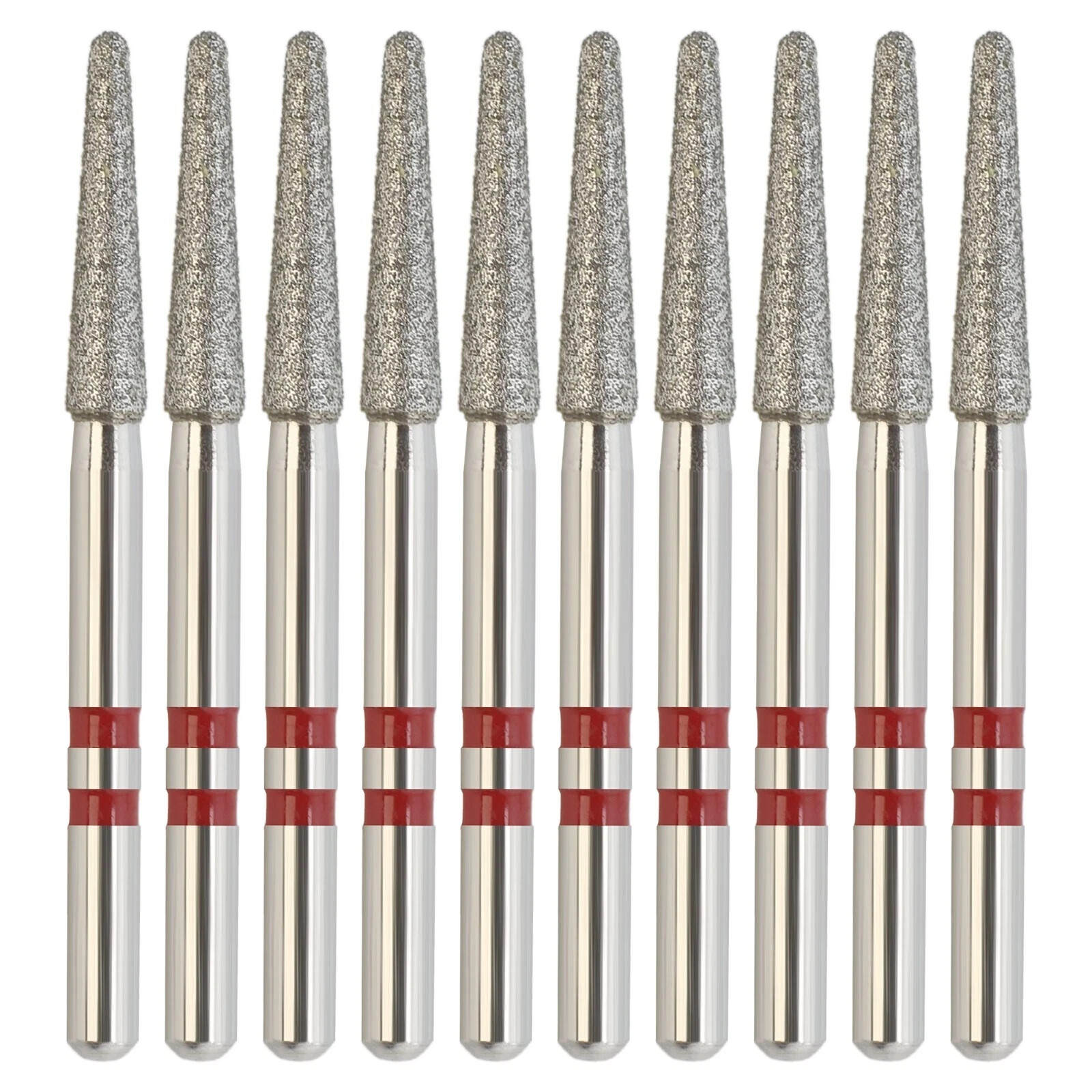 Diamond Bur Zirconia Cutting Friction Grip Round End Taper Fine Grit Z856/018F