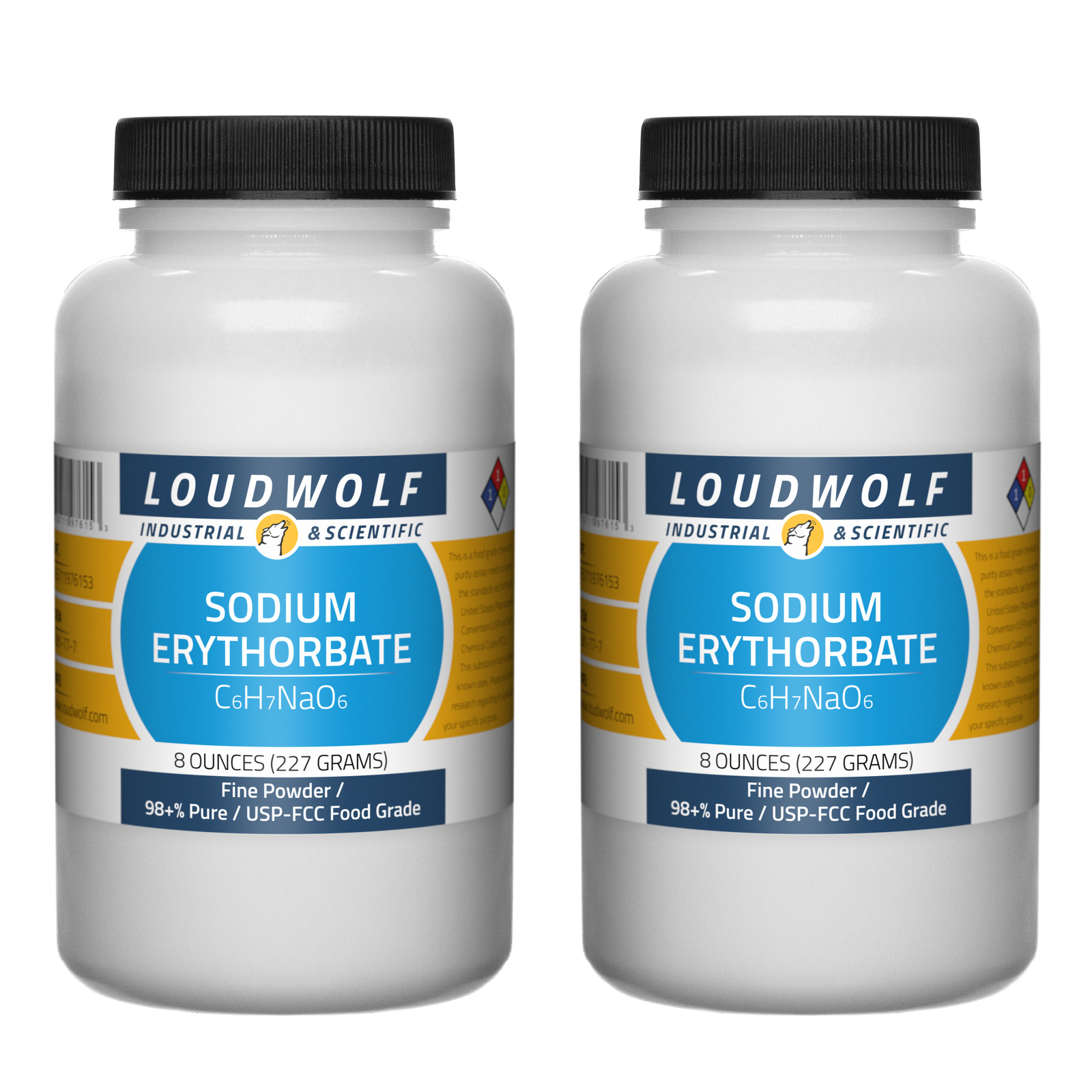 Sodium Erythorbate, 1lb, USP-FCC Food Grade, Sturdy Bottles, SHIPS SAME DAY