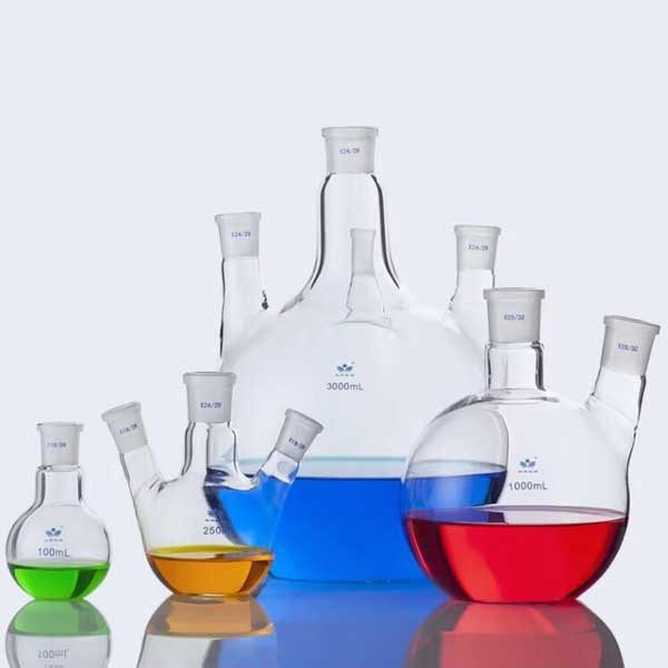 25ml – 1000ml Flat Bottom Boiling Flask with 1-4 Standard Necks Lab Supplies ca