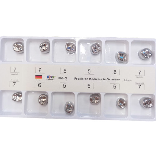 Dental Preformed Metal Crown Stainless Steel Crown Primary Molar Adult/Kids