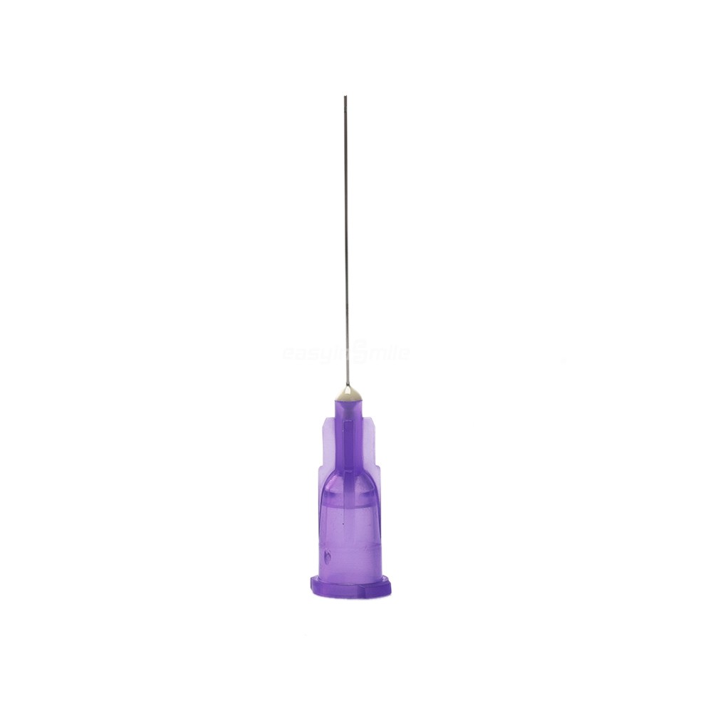 25pcs Dental Endodontic-Closed Side Irrigation Hole Rinse Needle Tips 23/27/30g