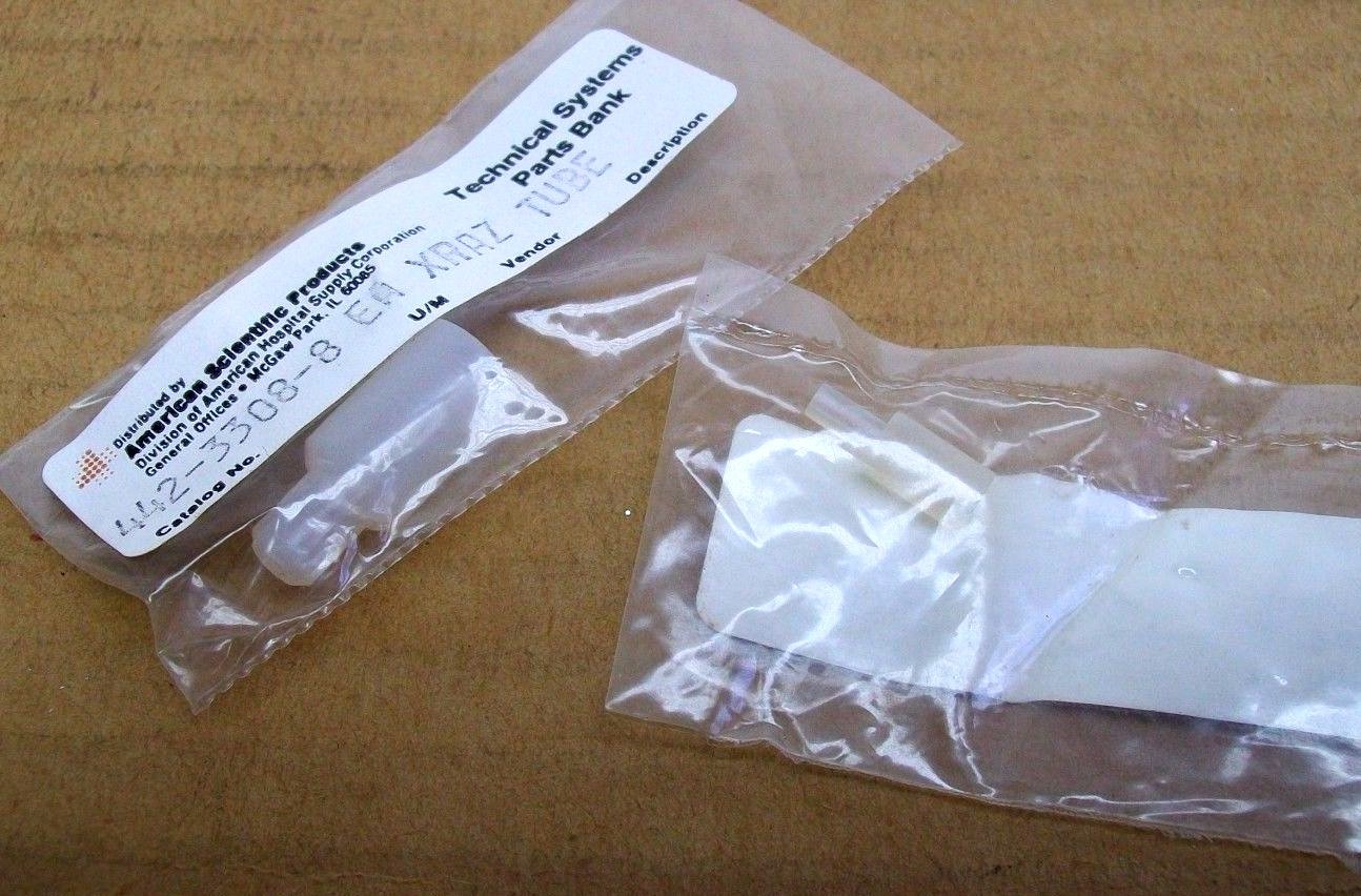 NOS LOT OF 30 VARIOUS BAXTER HEALTHCARE TUBES CONNECTORS JOINTS STOPPERS BM