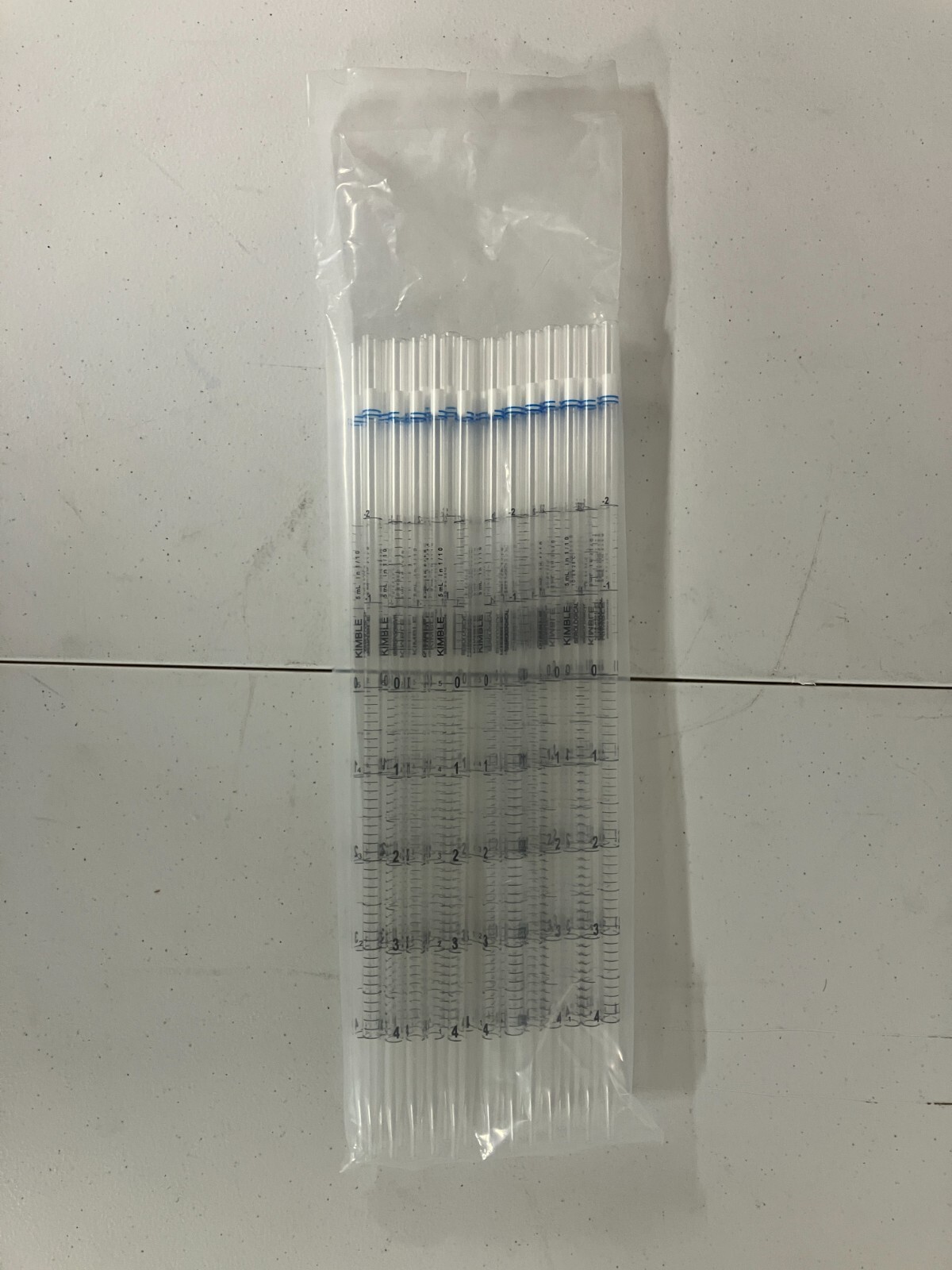 Kimble 5mL in 1/10 Disposable Serological Glass Pipet, Bag of 25, MPN 72120-5110