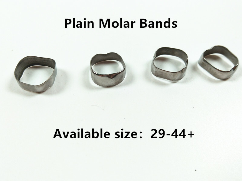 96Kits 1st Molar Plain Band Rough Inner Dental Bracket Orthodontic Bands 29-44.5
