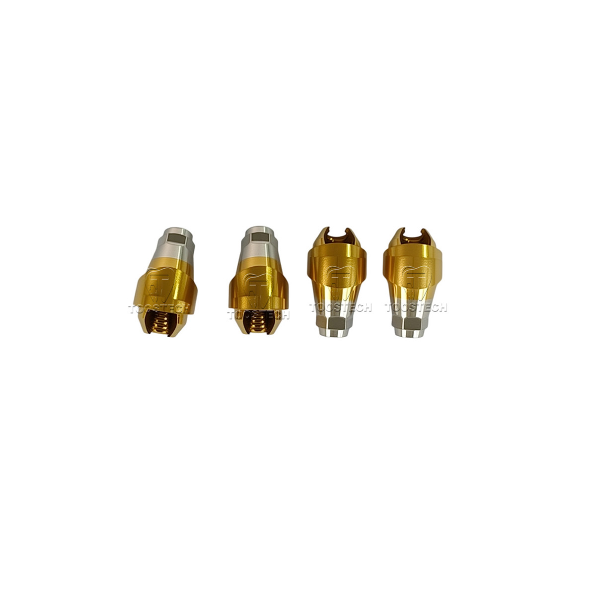 10pcs Dental titanium Multi unit angled abutment fits to Den-tium superline D4.5