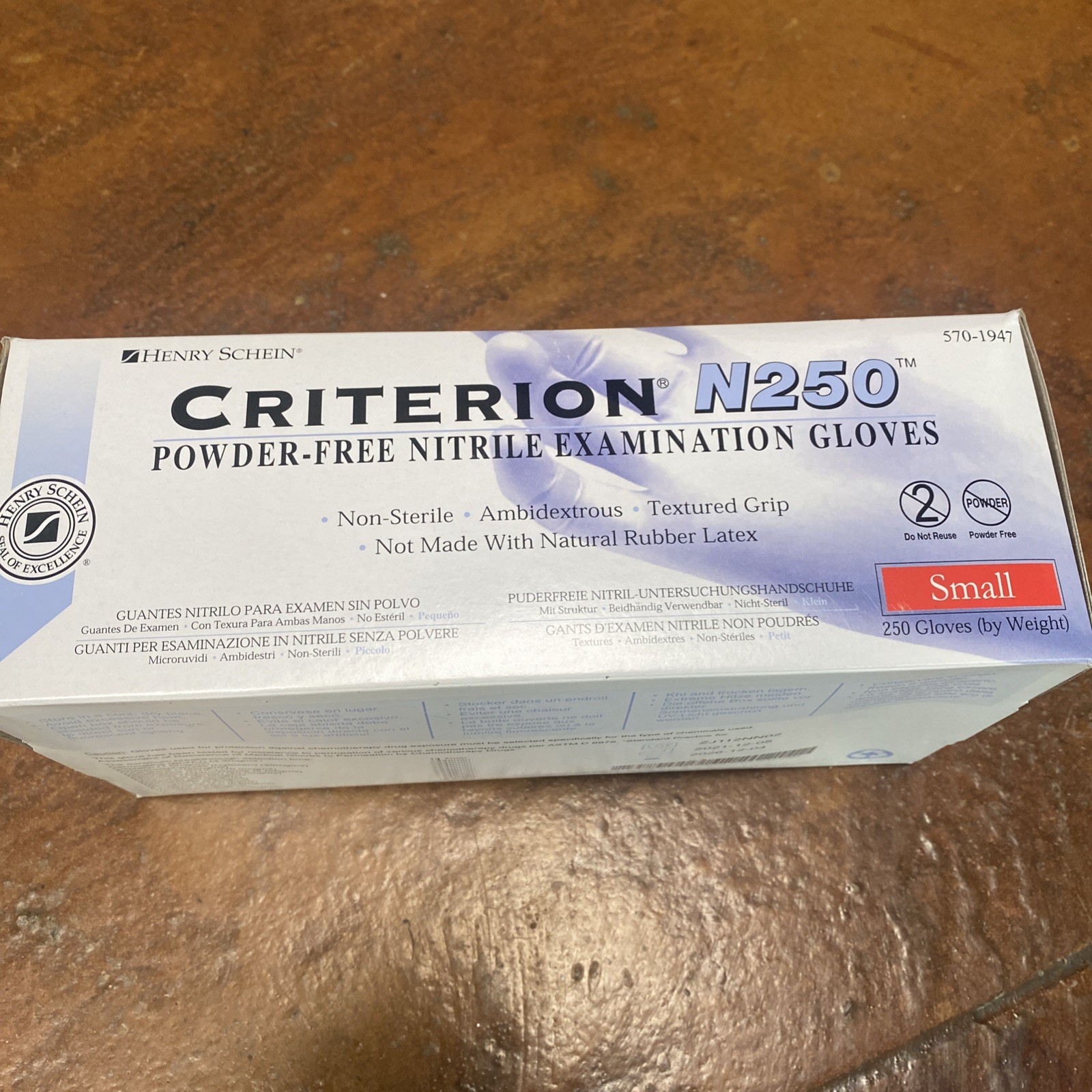 Criterion N250 Nitrile Disposable Gloves Small – 250 Pcs Powder Free