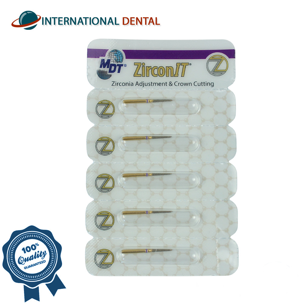 Dental MDT ZirconIT Gingival Curettage ADJ Diamond FG Z298 Burs Remove Material