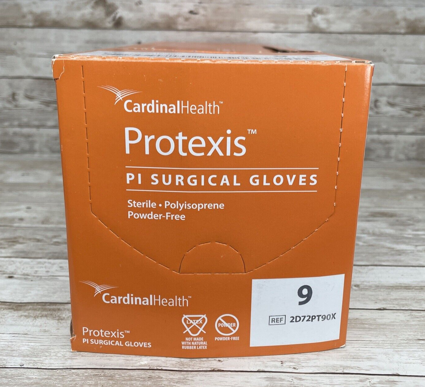 1 Box Cardinal Health Protexis PI Surgical Gloves, 50 pair, Size: 9 *See Dates*