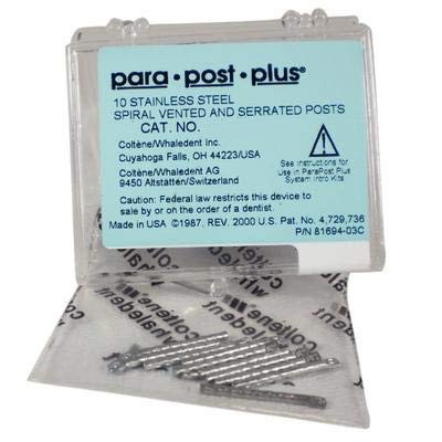 Coltene ParaPost Plus P244 Refill Posts – Size 4 (.040″), Yellow, 10/Pk