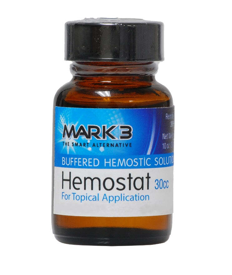 MARK3 Dental Topical Buffered Hemostatic Solution 30cc Bottle #3899