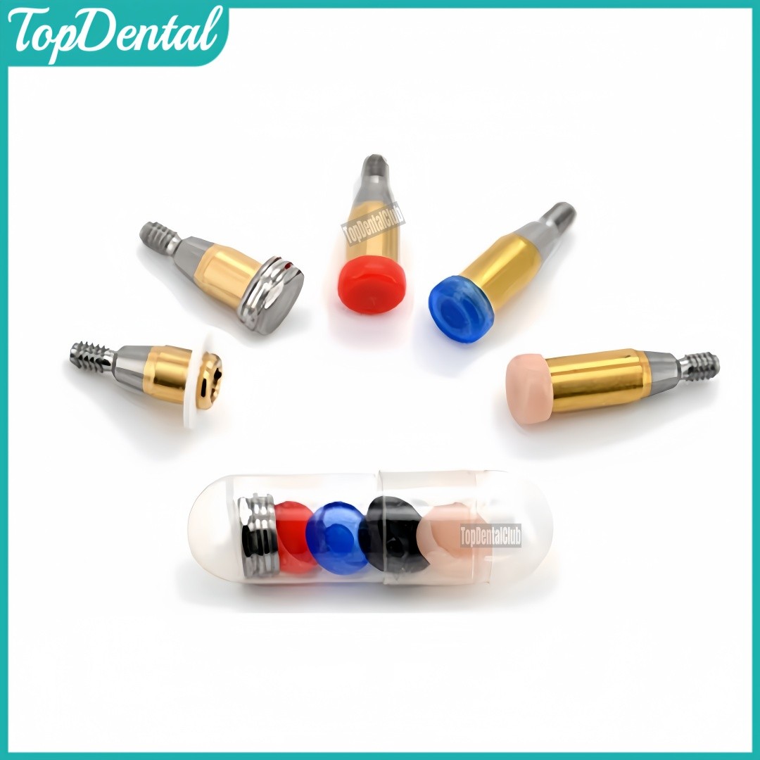 Dental Retention Cap Insertion Locator Core Tool Overdenture Abutment Fit OSSTEM